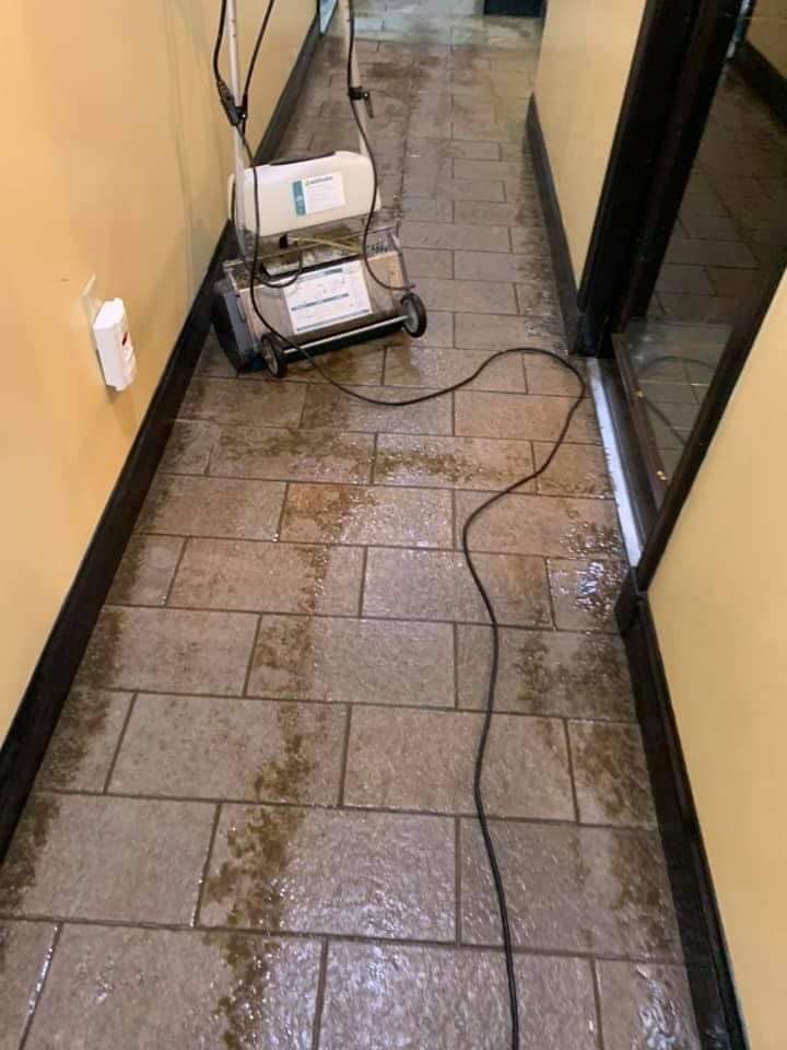 CRB floor Scrubbing Floor