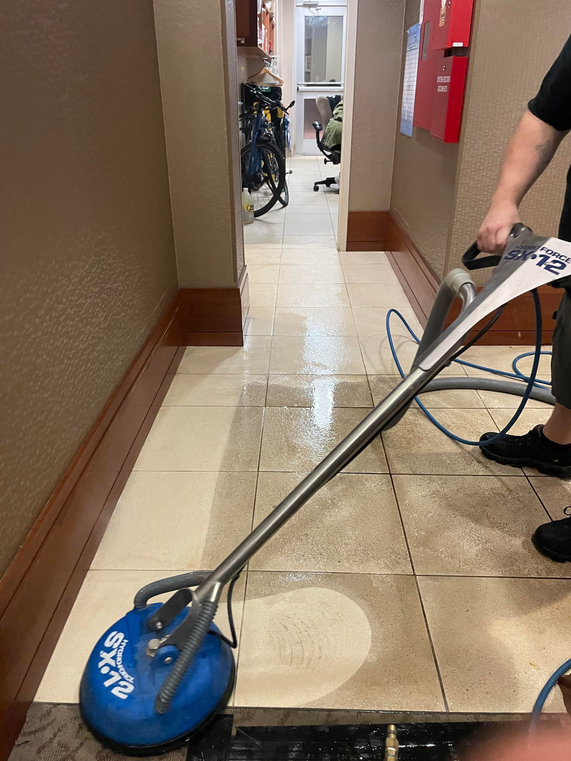 Steaming of the Floor